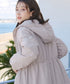 【安田美沙子さん着用】ウォーマル中綿フーデッドコート